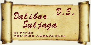 Dalibor Šuljaga vizit kartica